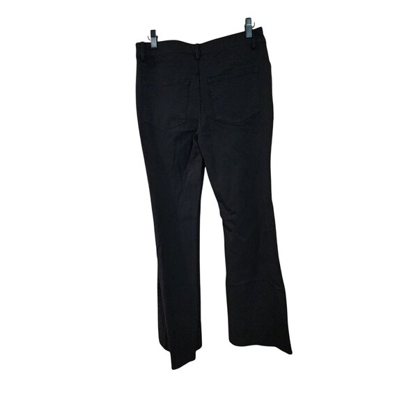 Loft Womens Tummy Control panel Black Bootcut Pants Size 6 Stretch Cotton Blend - Picture 2 of 4